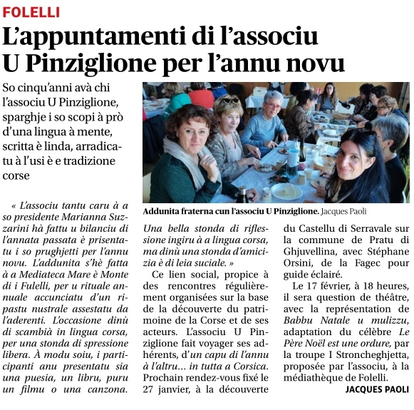 Addunita Generale di U Pinziglione 2023 - CM di u 12_01_2024